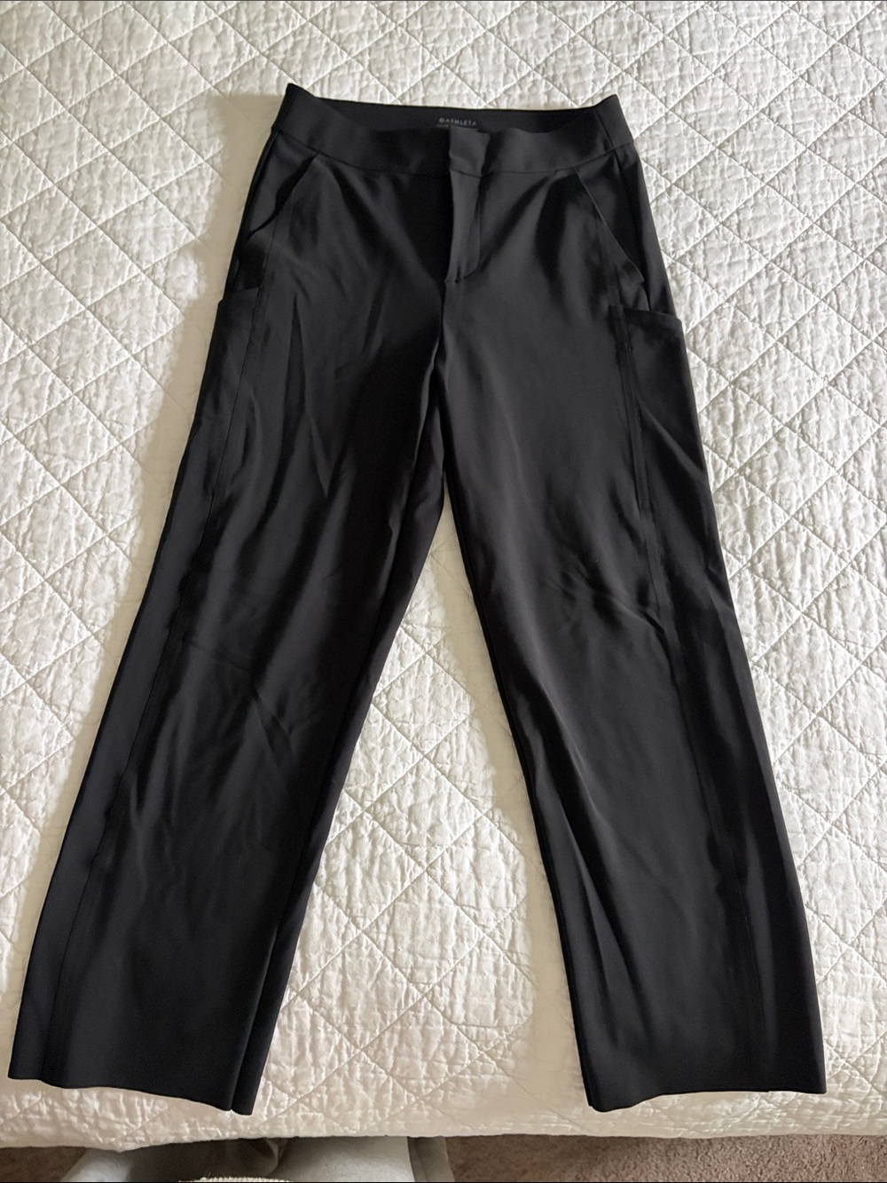 Athleta Black Stellar straight crop Pant